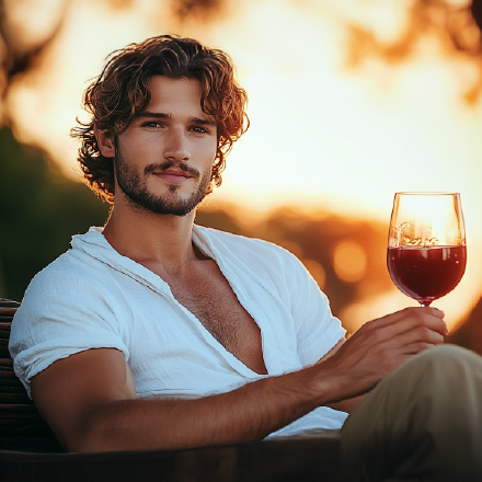 Éthienne - the love interest in Breaking Open the Sky  - MM Romance Novel by Andrew Brown